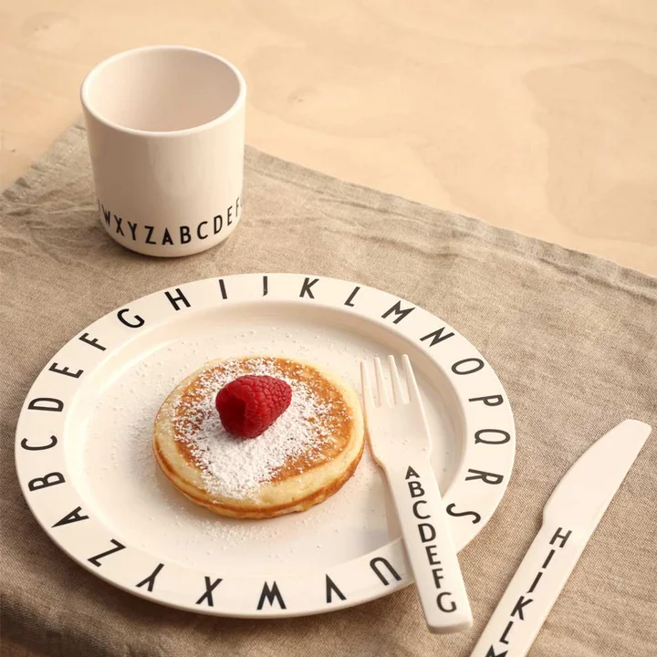 Design Letters - Kids Basic Eco Becher, weiss