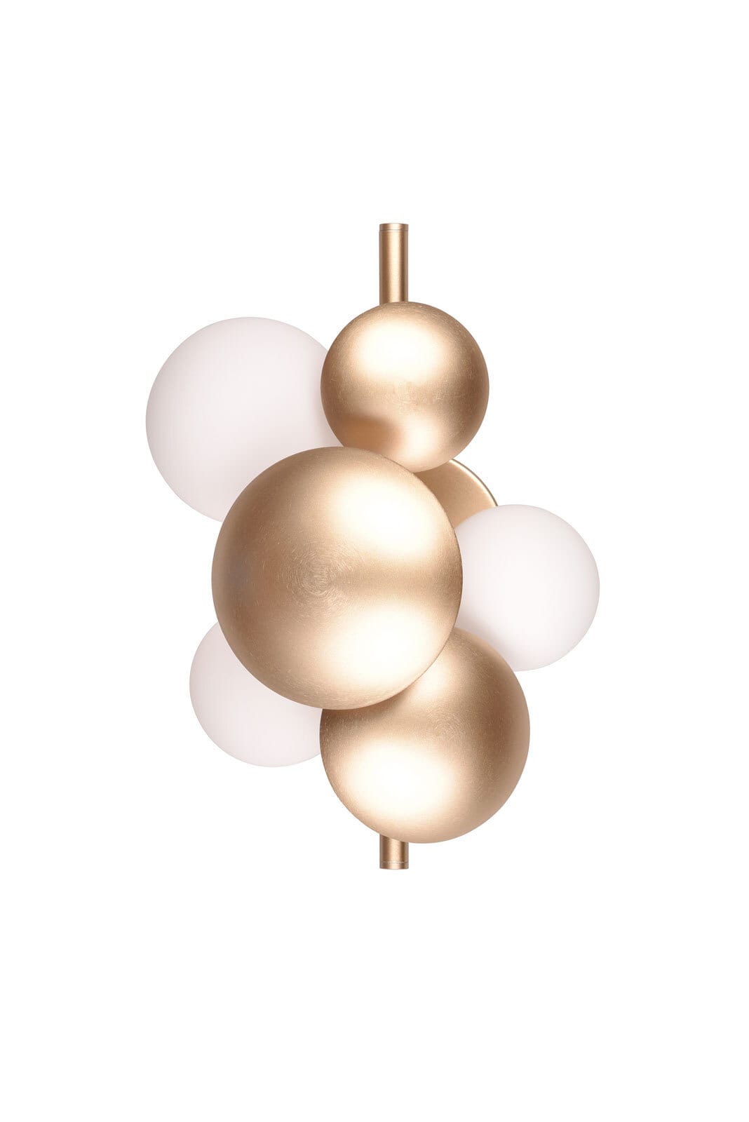 TRIO Retrofit Wandleuchte TRS BUBBLE goldfarbig