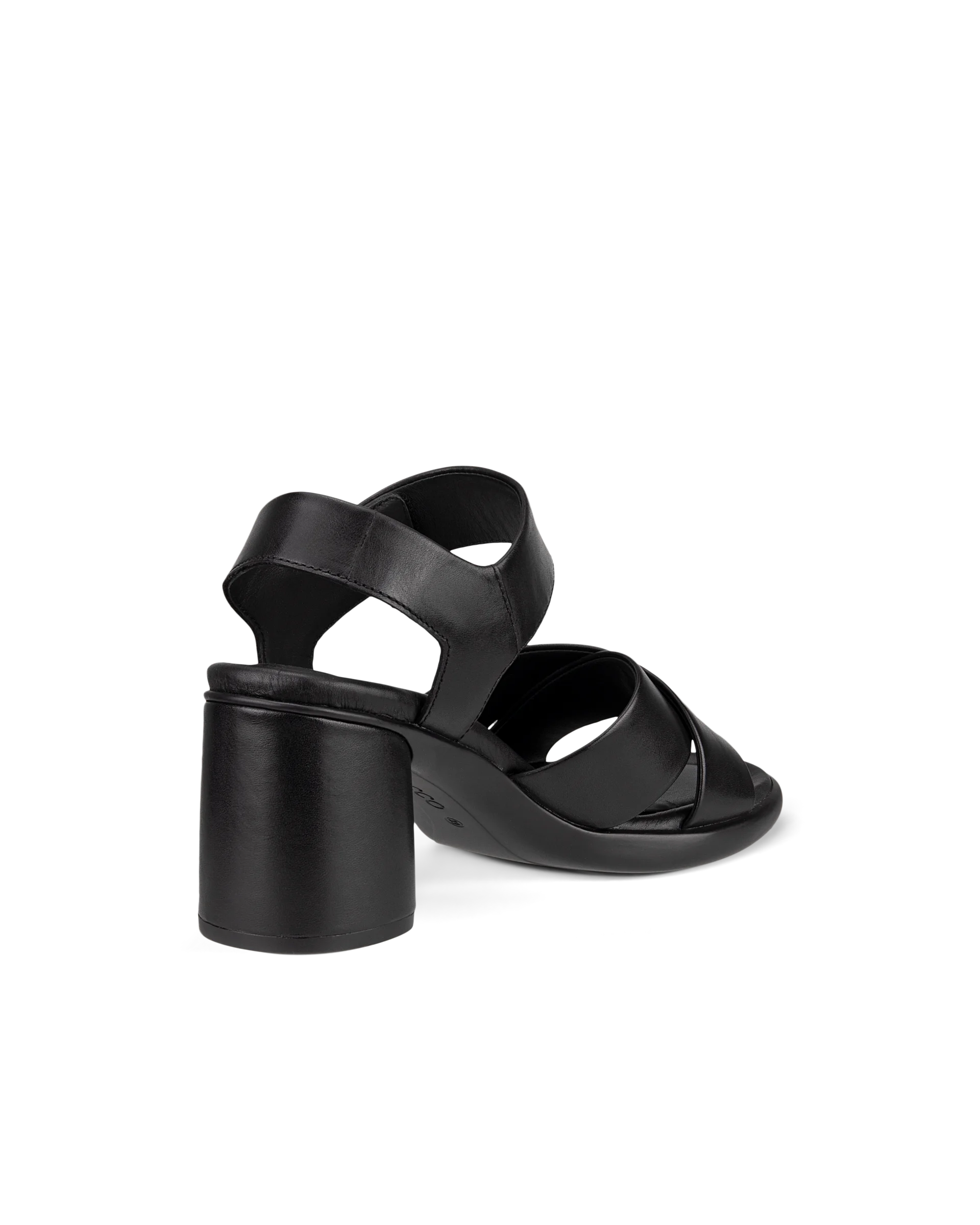 ECCO SCULPTED SANDAL LX 55 Damen Ledersandale mit Absatz Schwarz