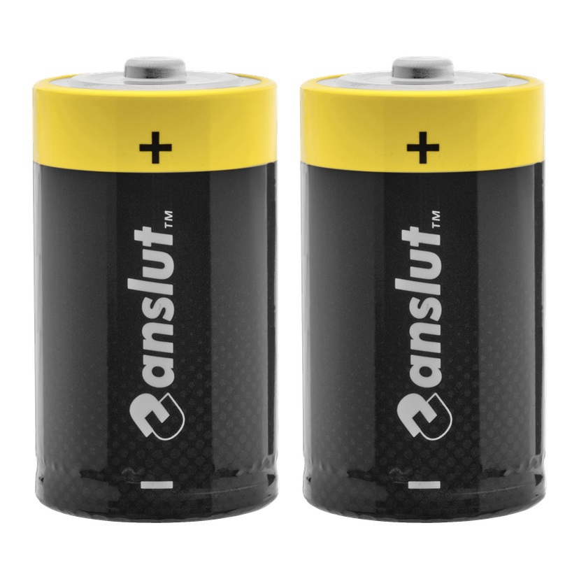 D-batterier 2-pk