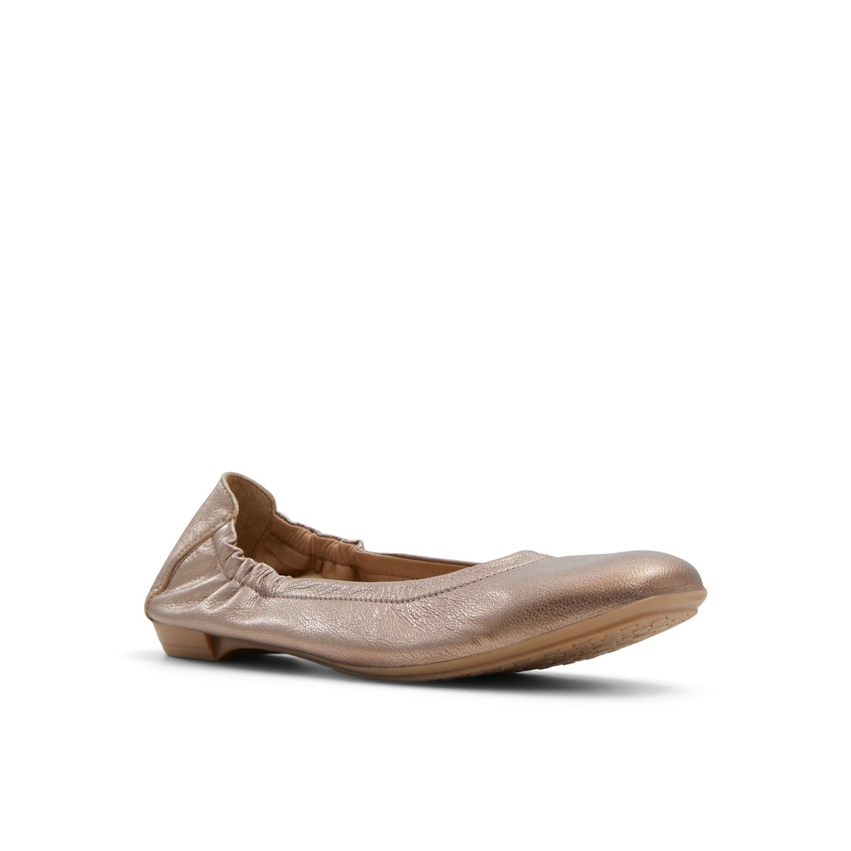 LUCA FERRI-Invergarry-Ballerine - Talon plat - Étain