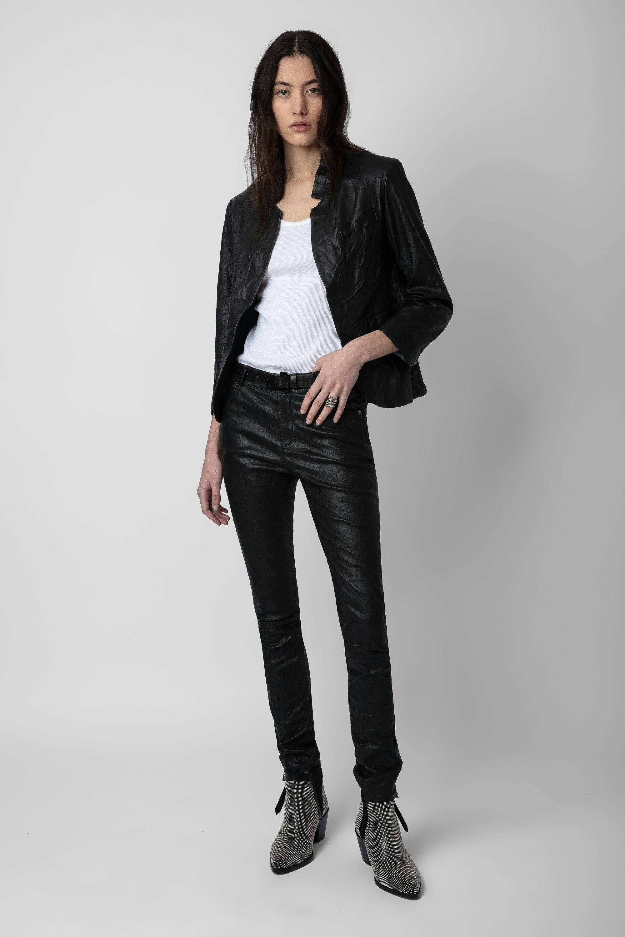 Pantalon Phlame Cuir
