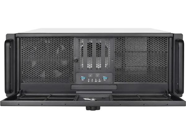 SilverStone RM400 - Rack-monterbar 4U - SSI CEB - ingen strømforsyning (ATX / PS/2) - USB