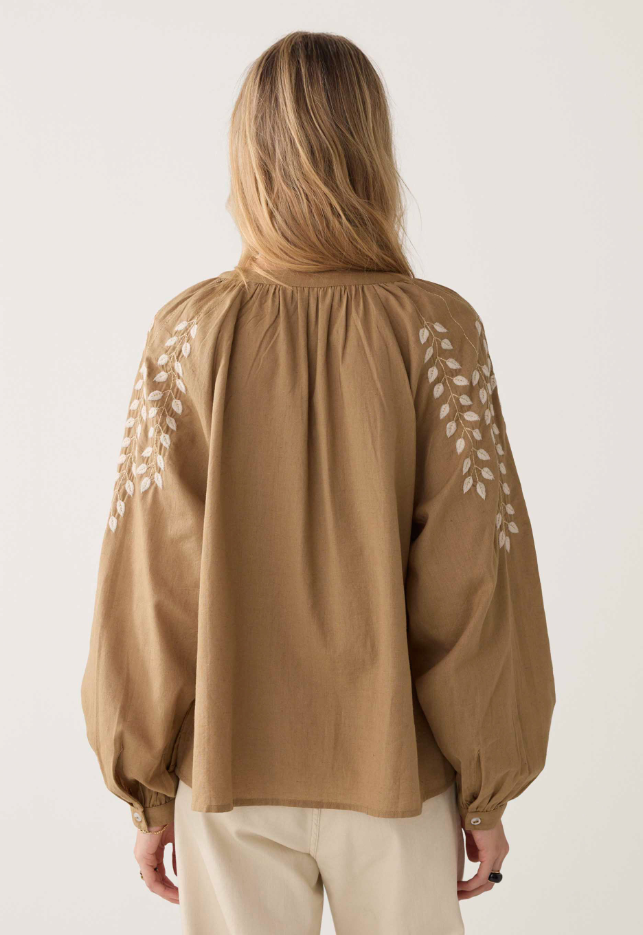 Summum Cotton Branches Blouse
