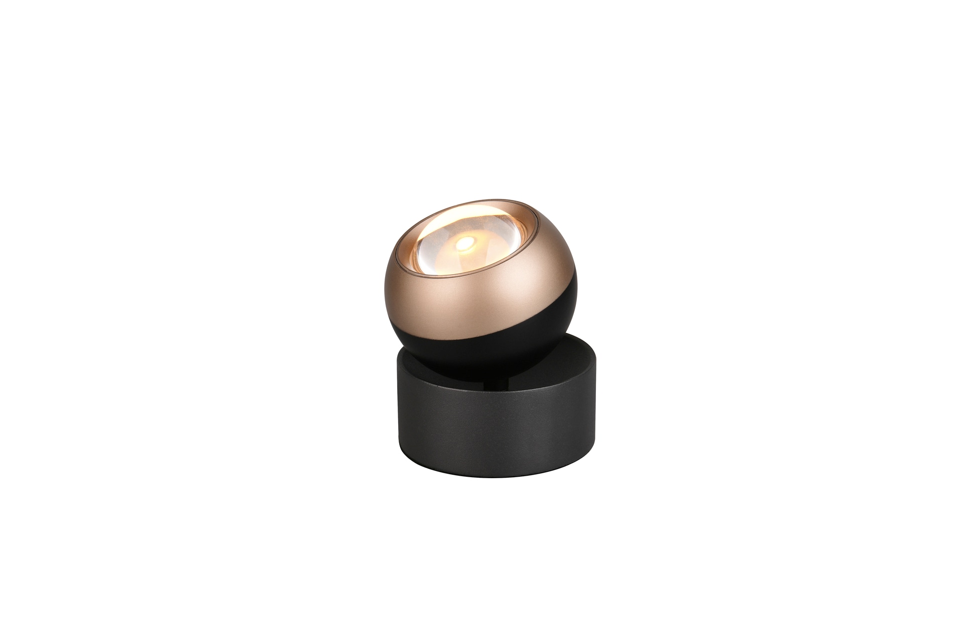 TRIO LED Tischlampe TRS ORBIT schwarz/coffee