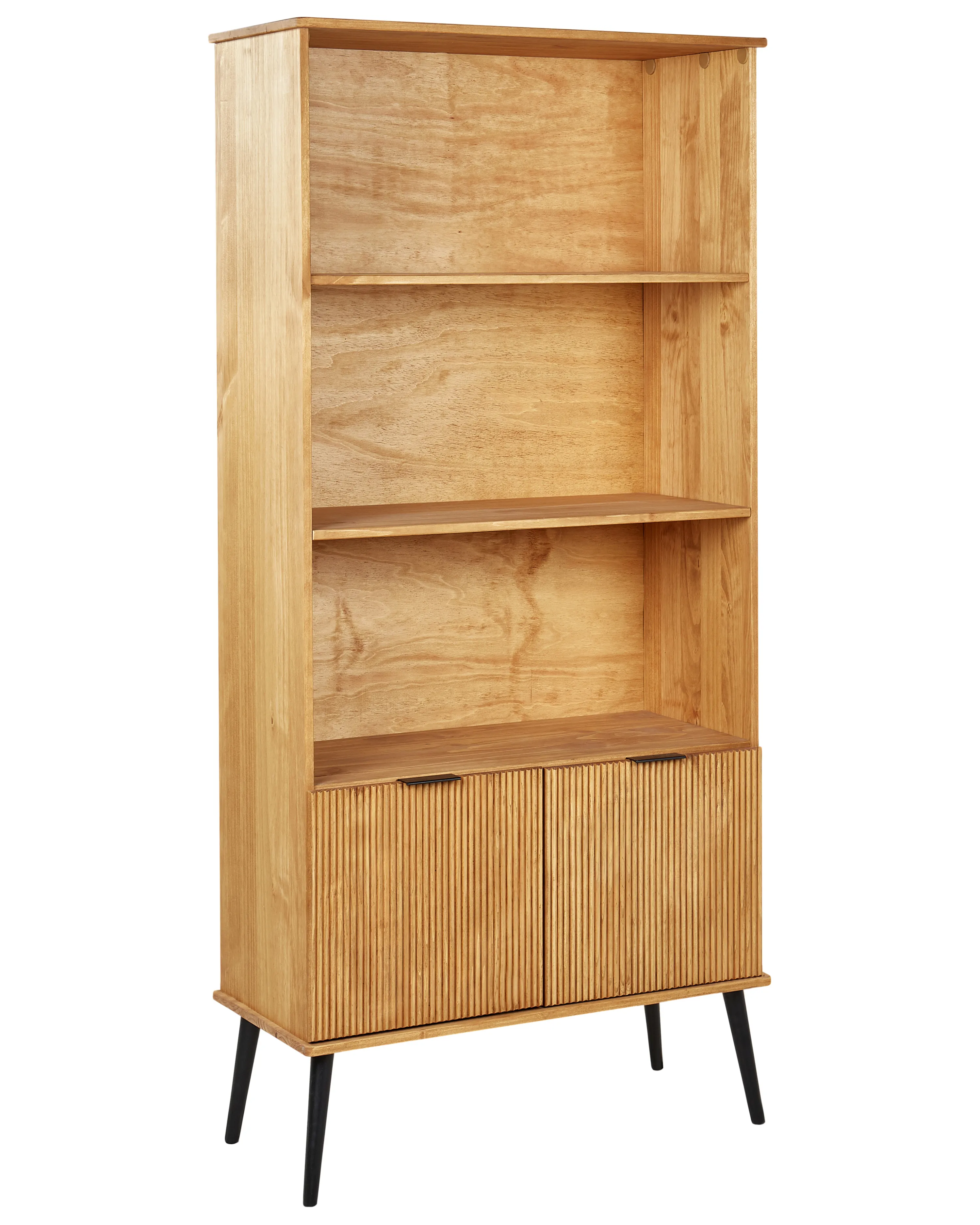 Boekenkast TIMMINS Dennenhout 190 cm Bruin