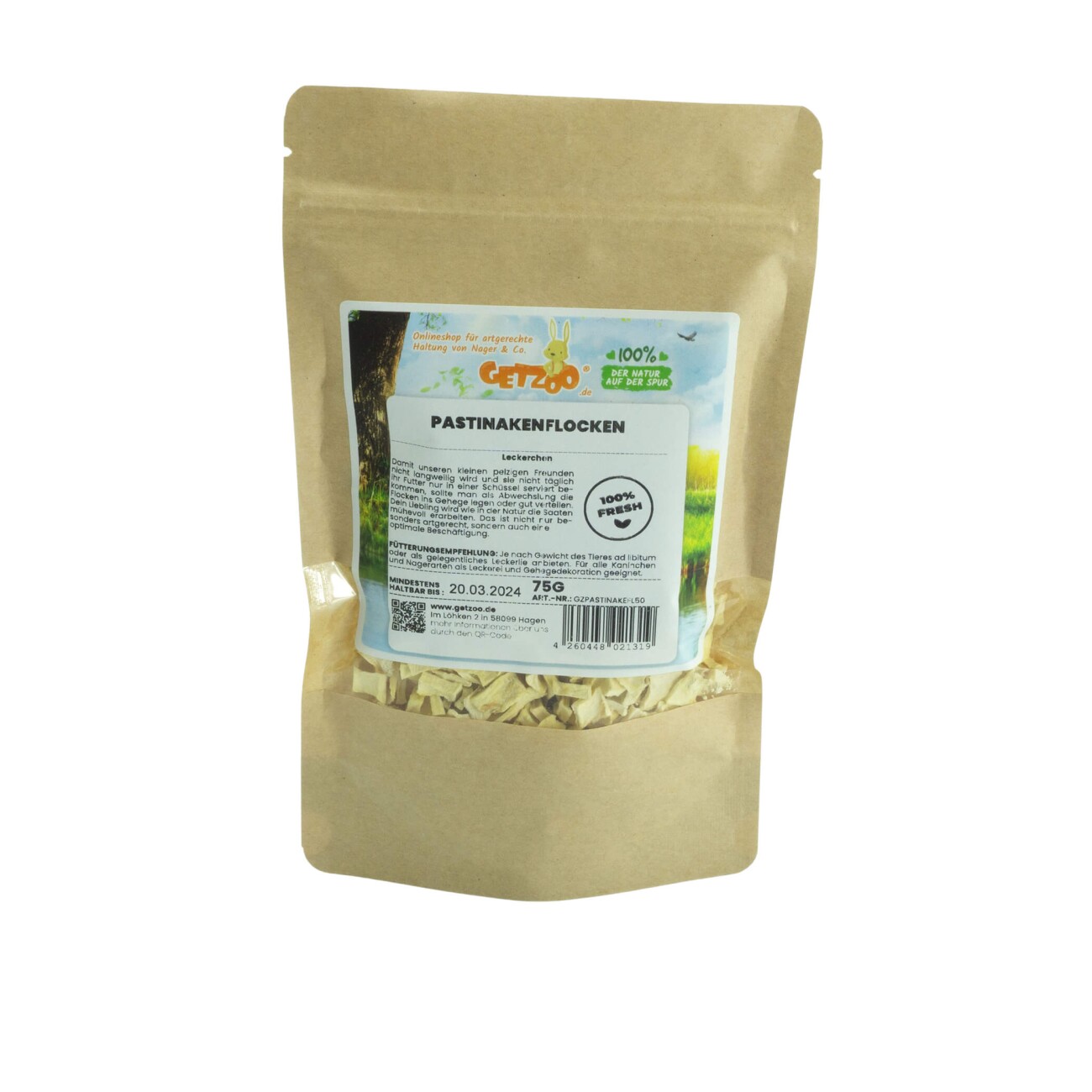 Getzoo Pastinakenflocken 75g