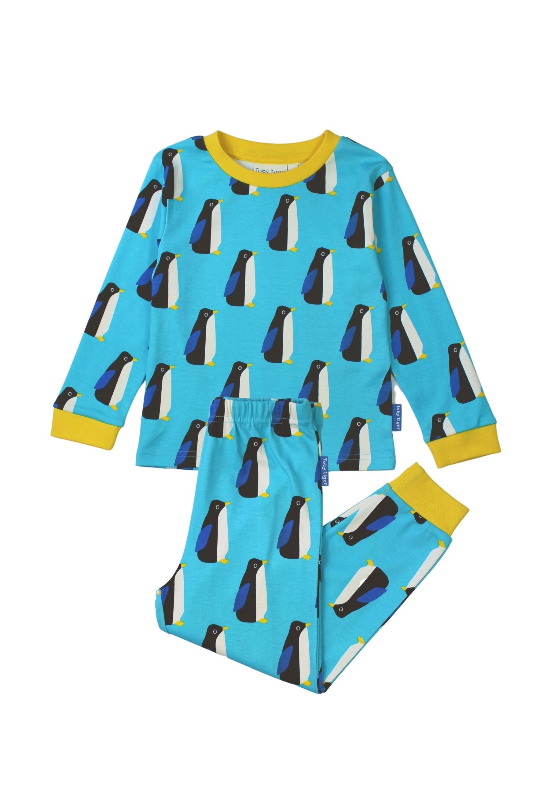 Toby Tiger Schlafanzug mit Pinguin-Print