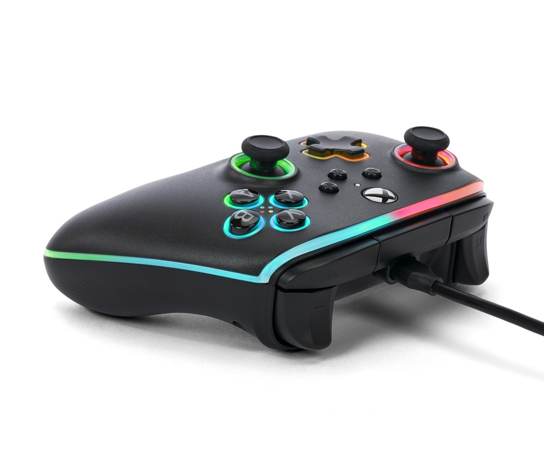 PowerA Advantage Wired Controller - Xbox Series X/S -m/ Lumectra - Black