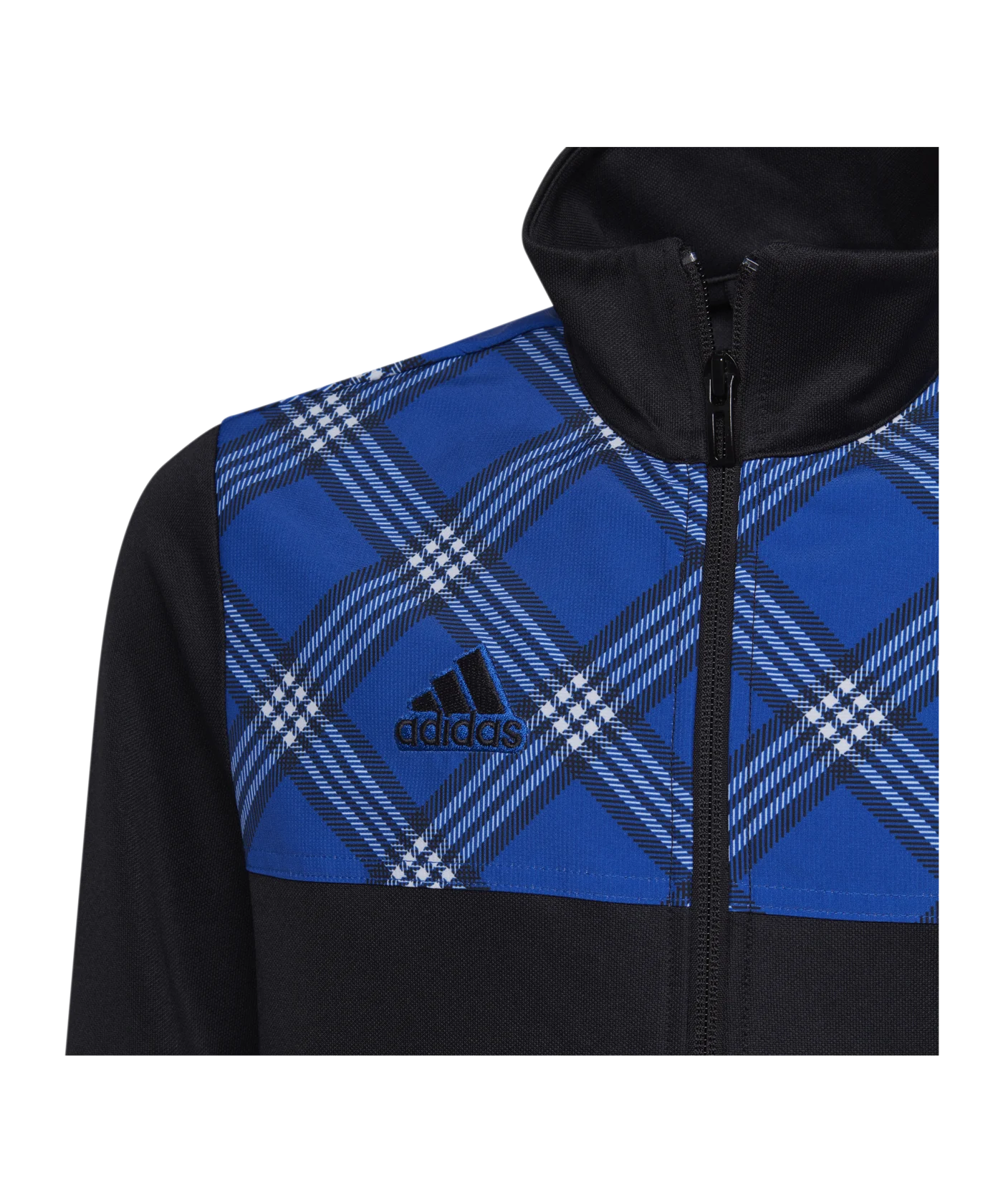 adidas Tiro Trainingsjacke Kids Schwarz Blau