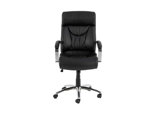 TOILINUX - Chaise de bureau à roulettes ben - noir