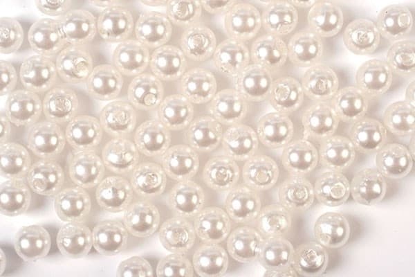 Voksperler 3mm 500g hvid