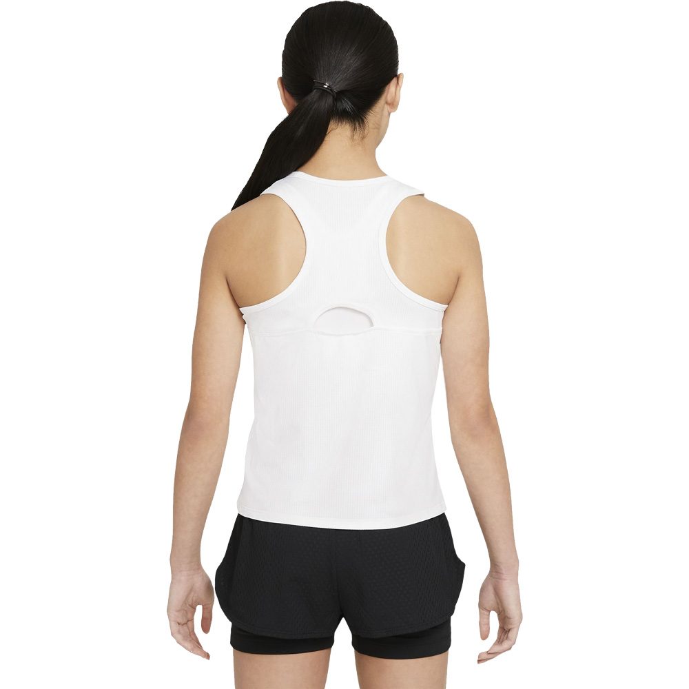 Nike Victory Dri-Fit Tennis Tanktop Mädchen weiß