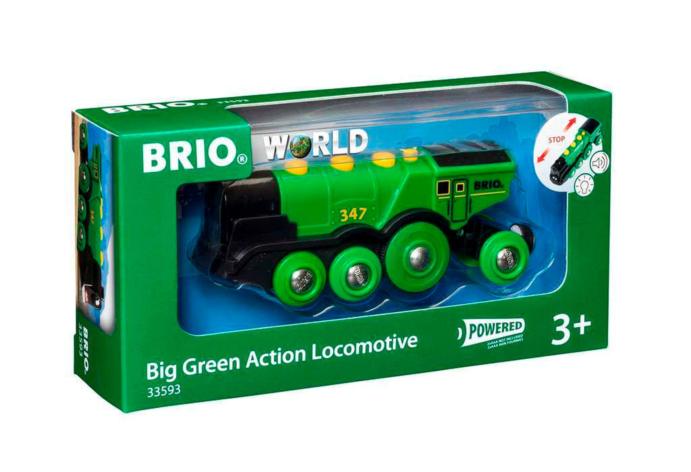 BRIO Grüner Gustav Batterielok
