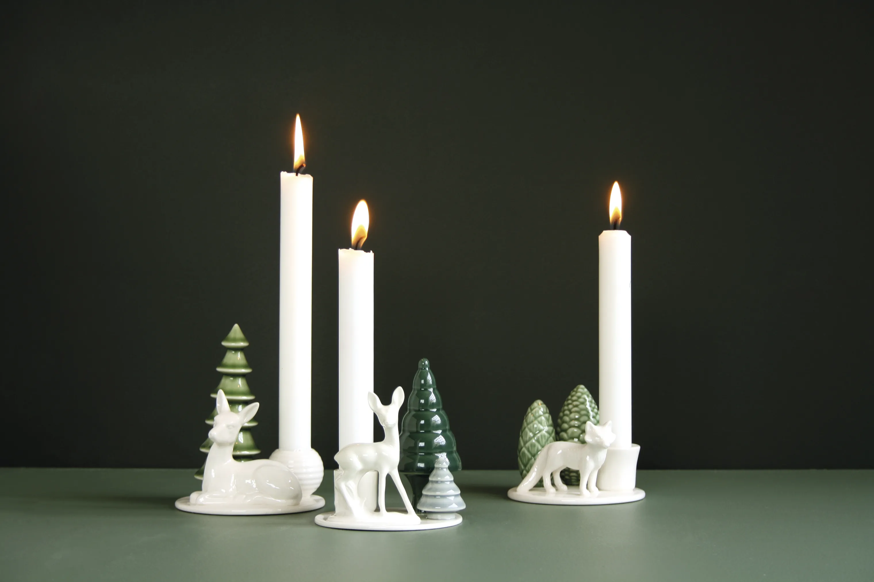 Dottir Winter Stories Bambi Lysestage