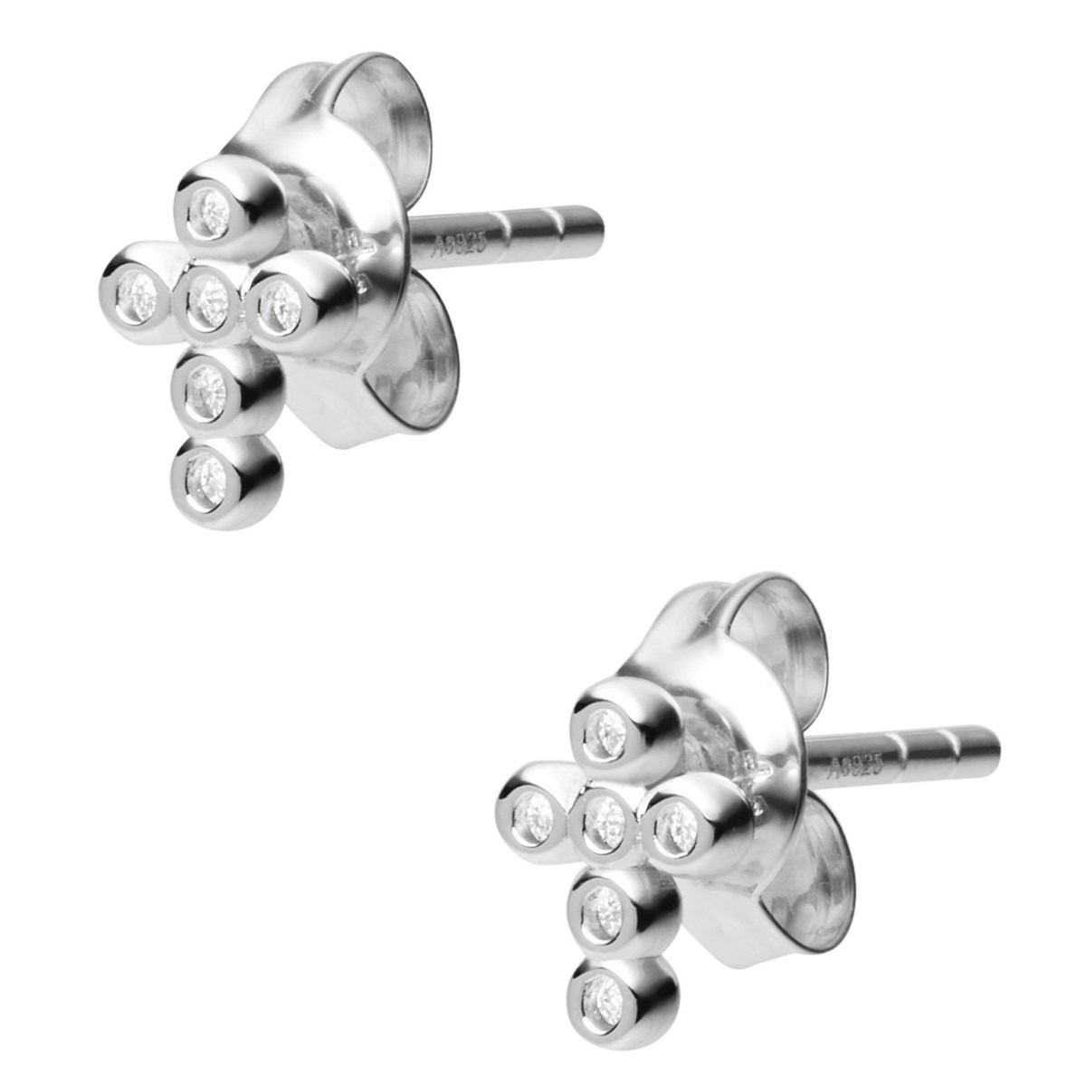 Clous d'oreilles Fossil Crosses