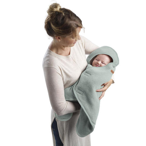 Babynomade® double polaire vert sauge / blanc - BEABA