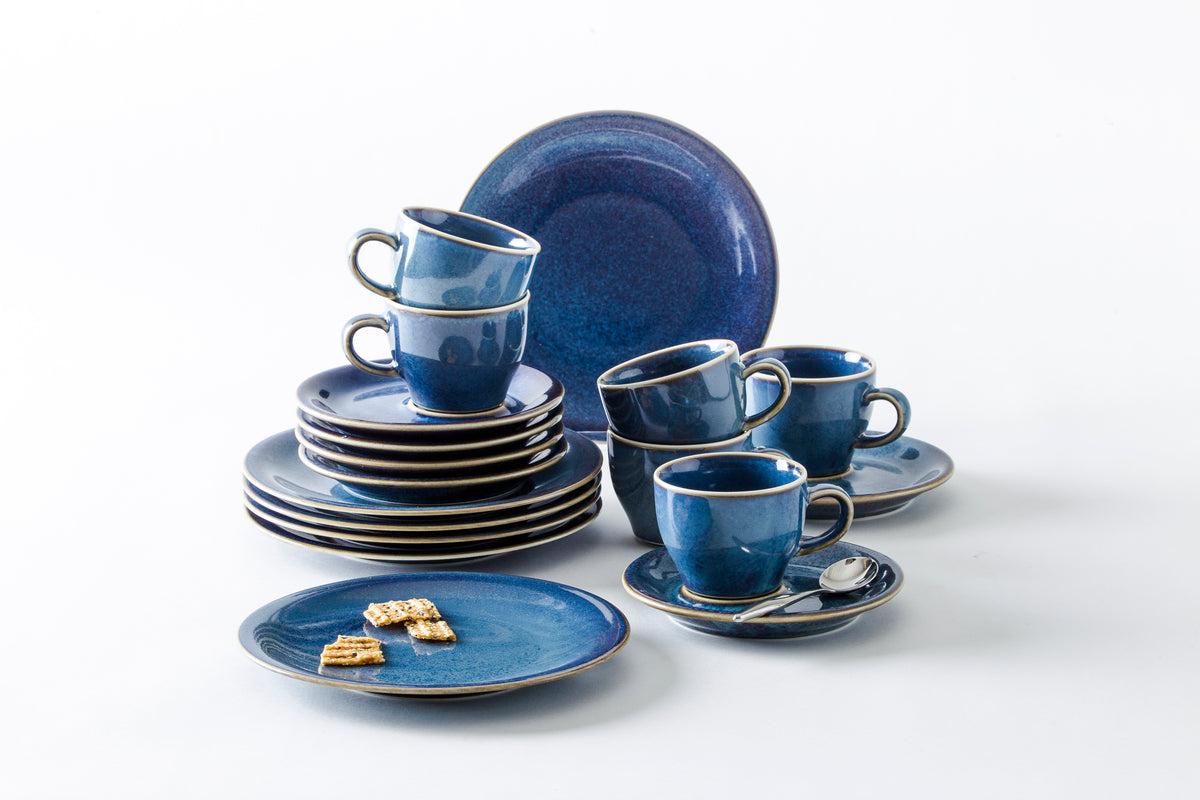 KAHLA Homestyle Kaffeeservice 18tlg. atlantic blue