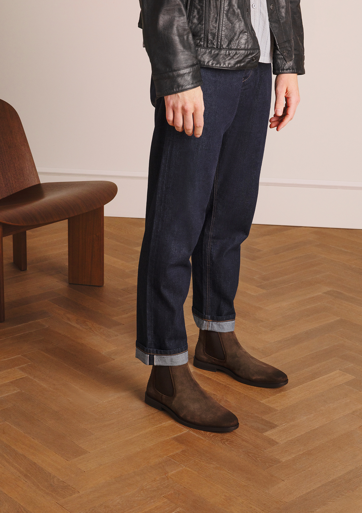 Bruine suède chelsea boots
