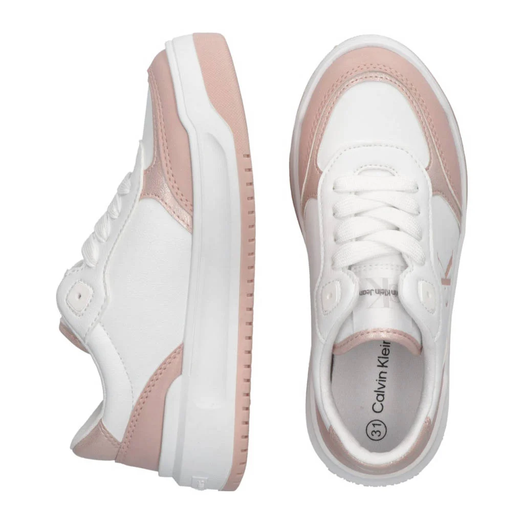 Calvin Klein sneakers roze/wit