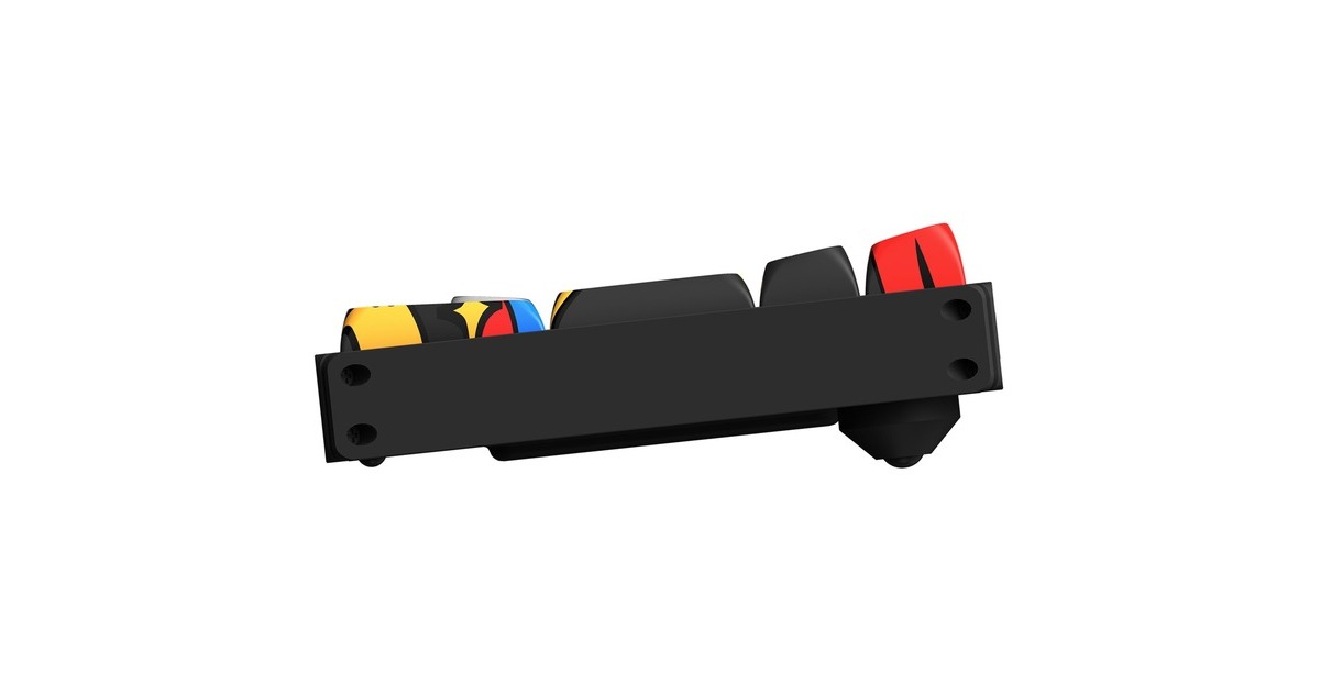 IqunixF97 Graffiti Diary Wireless Mechanical Keyboard, gaming toetsenbord  (Zwart/wit, US lay-out, Cherry MX Red, RGB leds, 96%, Hot-swappable, PBT, 2.4GHz | Bluetooth 5.1 | USB-C)