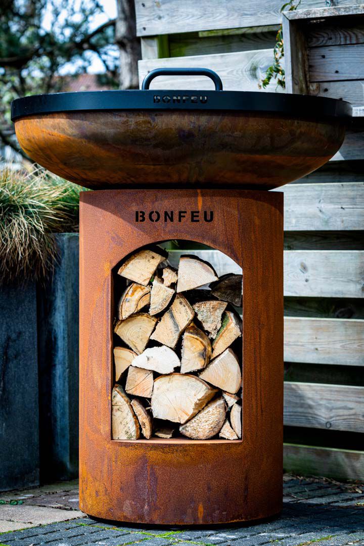 BonFeu BonBiza - Vuurschaal - Rond - Roest - Staal - 80 cm