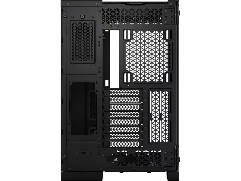 Corsair PC-Gehäuse 6500X Schwarz Mid-Tower PC-Case mit Zwei-Kammer-Design und herausragendem Luftstrom
