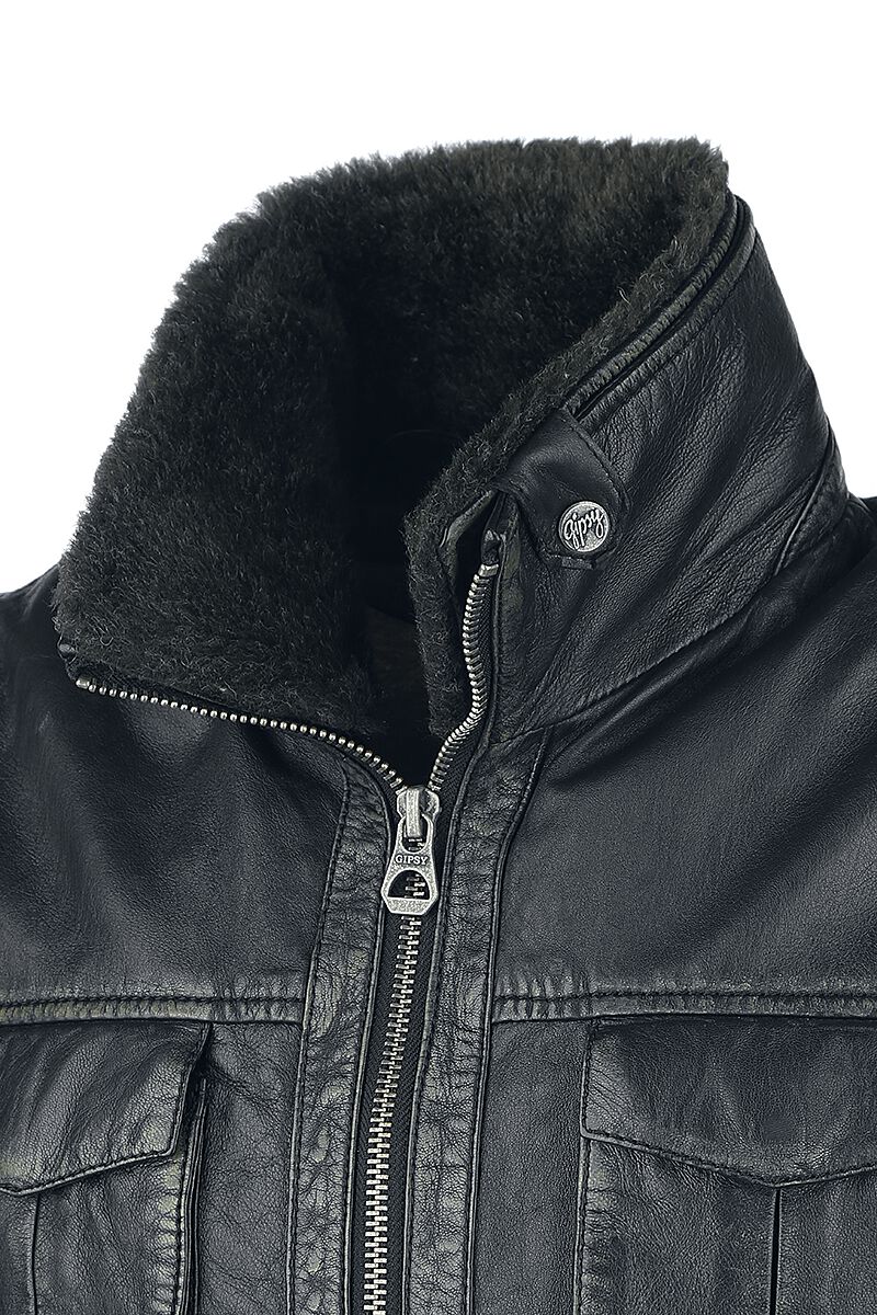 Maic Slim Fit LROV W | Gipsy Veste en cuir