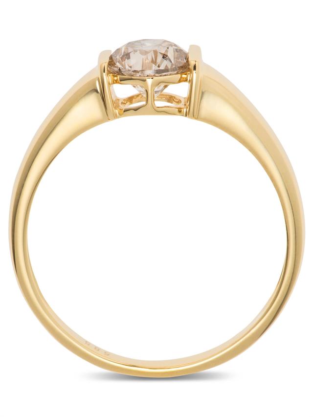 Solitär-Ring, Brillant, Gelbgold 585