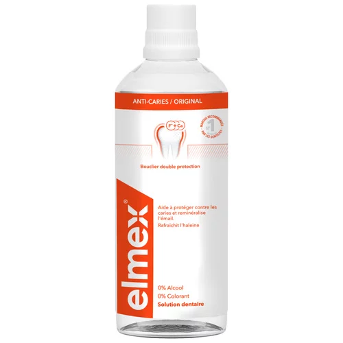 Elmex Anti-Caries Original Bain de bouche 0% Colorant - 400ml