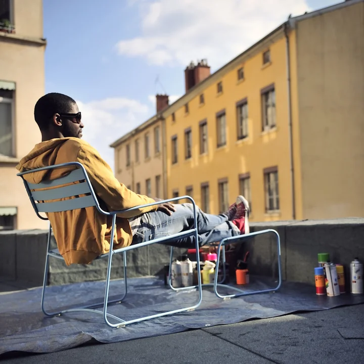 Fermob - Surprising Lounger Sessel   Fussablage, kaktus