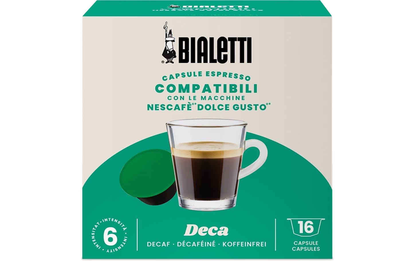 Kaffeekapseln Deca Dolce Gusto 16 StückKaffeekapseln für Dolce Gusto Maschinen