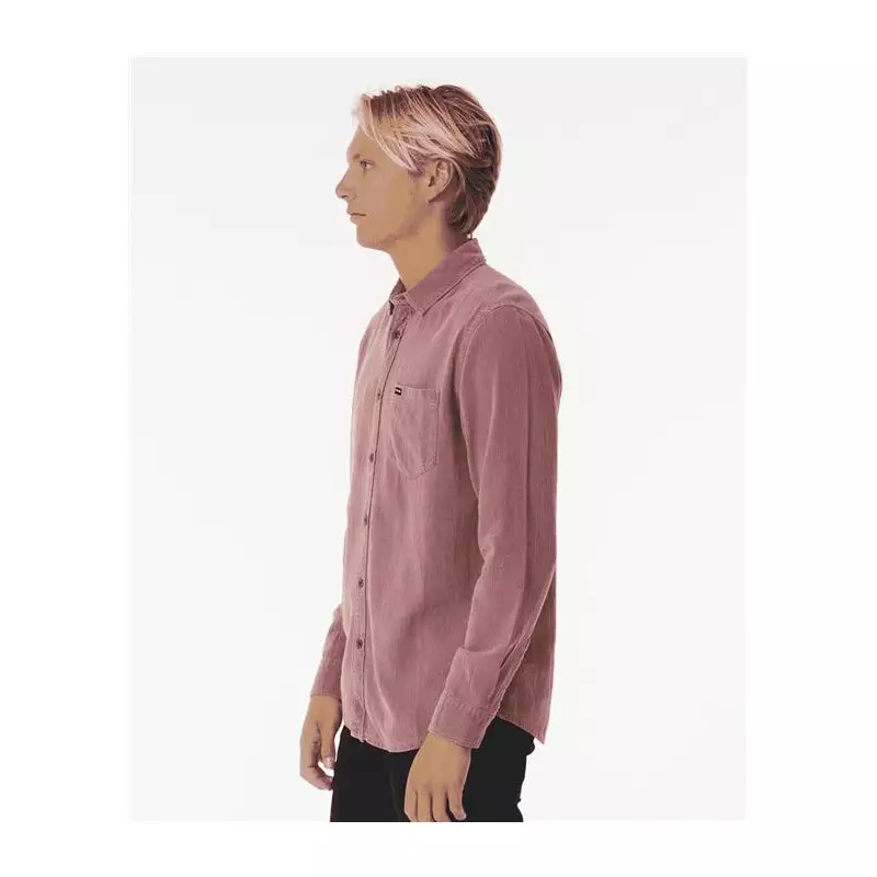 Chemise RIPCURL Washed L/S Shirt Mauve XL