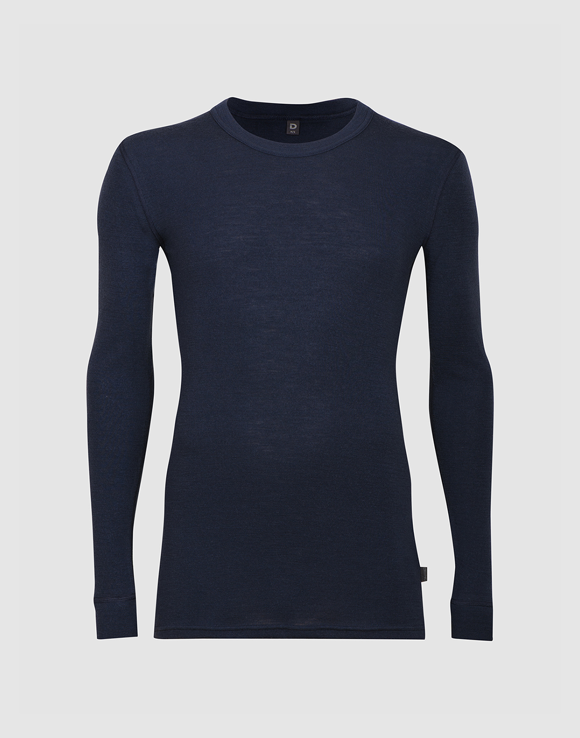 Shirt van merinowol voor heren in Koffie/zwart