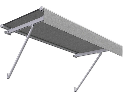 SCALA luifelframe RAL 7035 lichtgrijs 120x90 cm stof dessin 8396