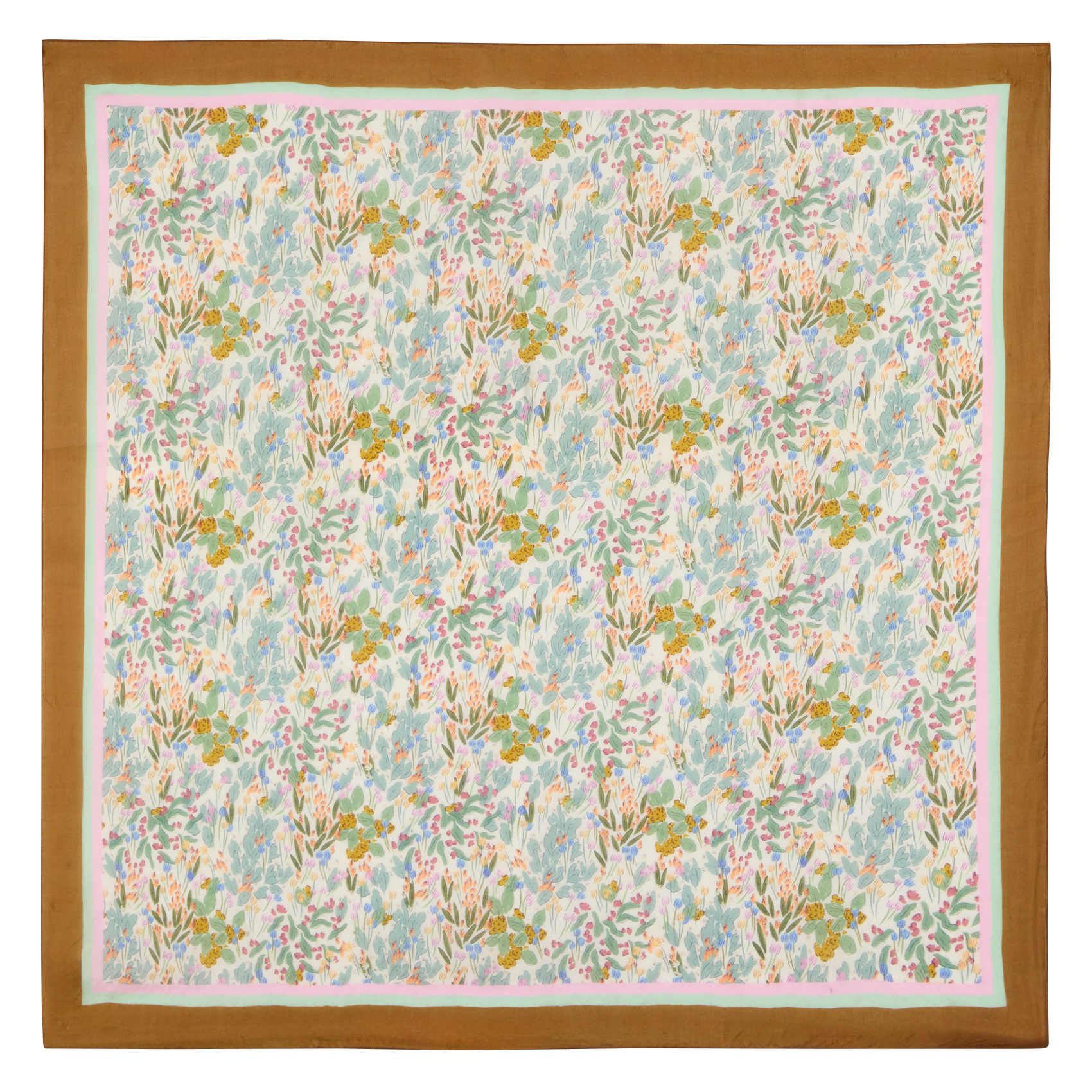 MORGAN - Foulard imprimé fleuri en soie| Multicolore