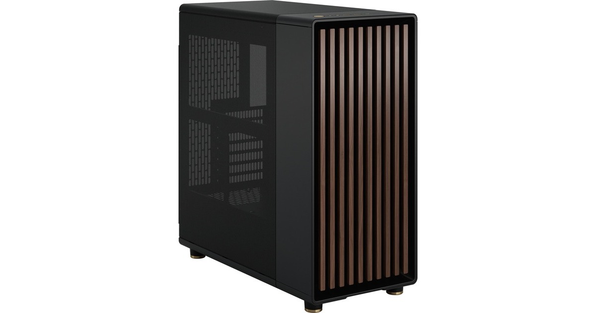 Fractal DesignNorth midi tower behuizing  (Zwart | 2x USB-A | 1x USB-C)