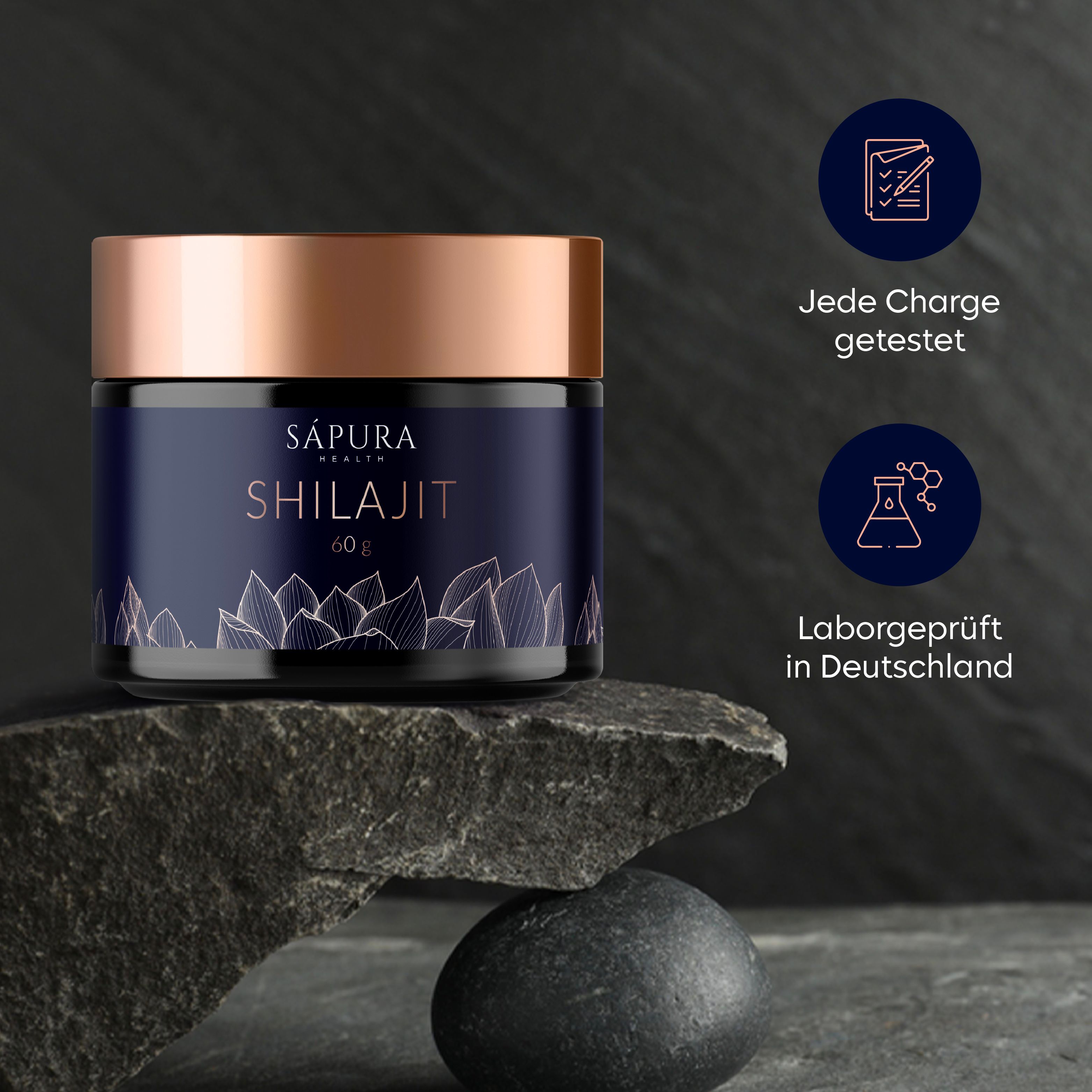 Shilajit Resin Mumijo – Shilajit Harz + Löffel - MyvitalityPlus®
