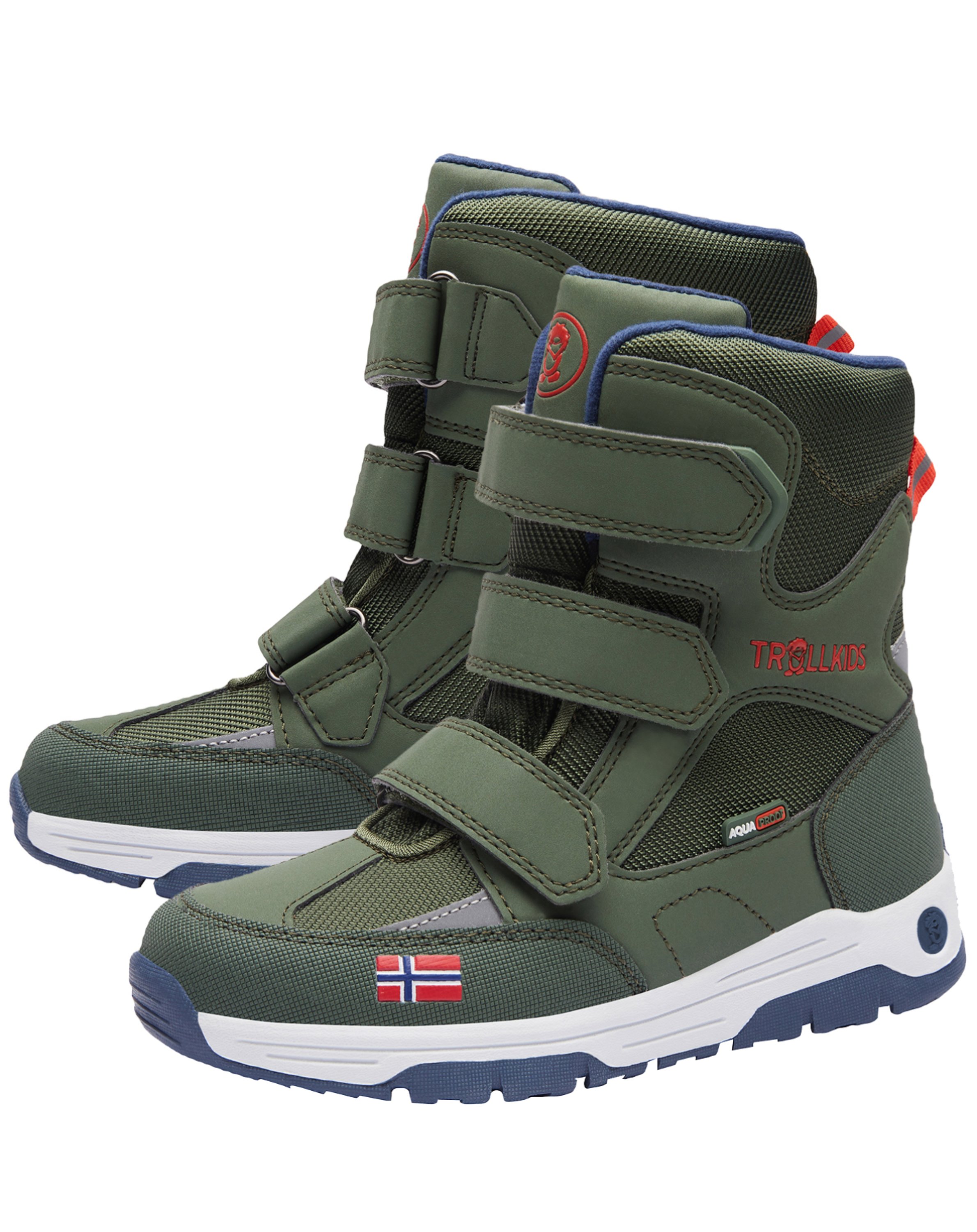 Klett-Boots LOFOTEN gefüttert in forest green/flame orange