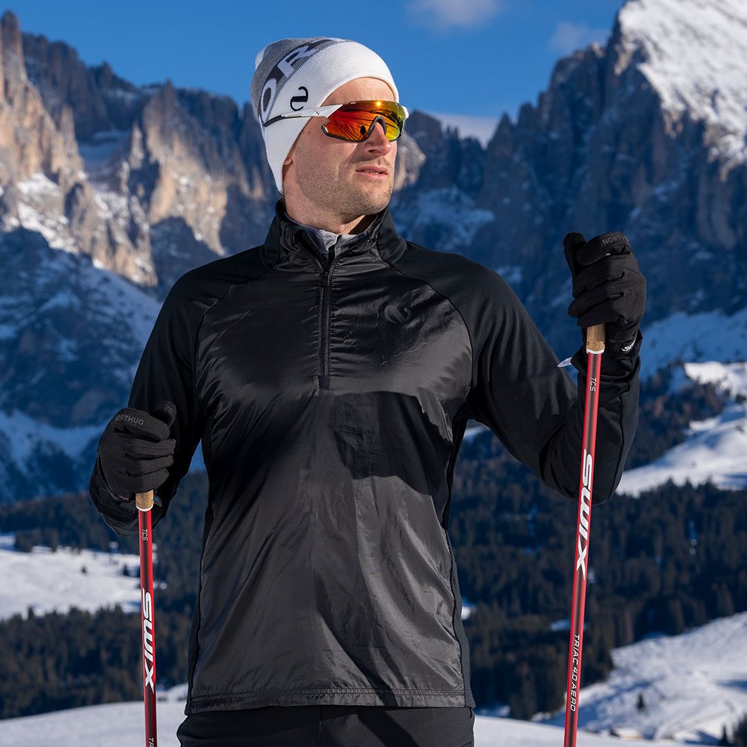 Northug Marcialonga Wind 1/2 Zip, herre<br>Perfekt mellomlag på de kalde dagene!