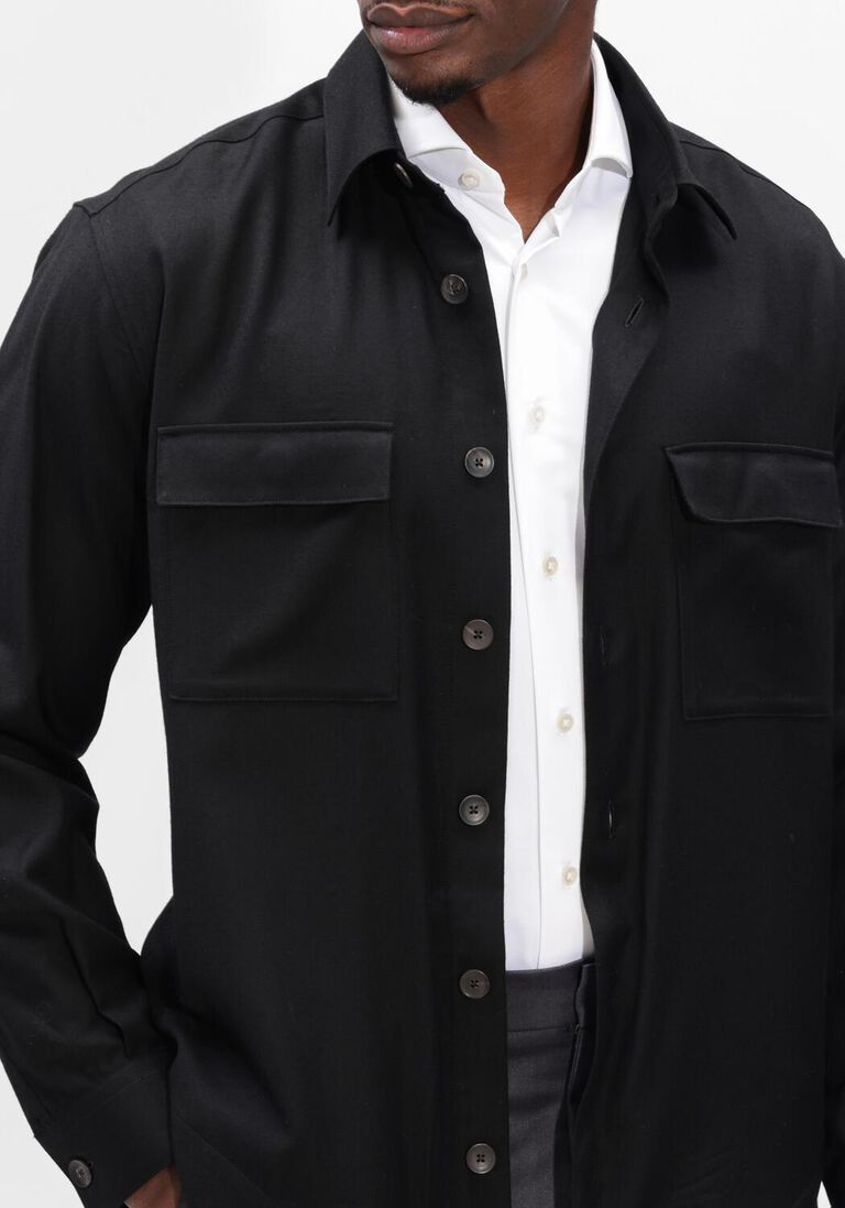 zwarte xacus overshirt 91155 154ml