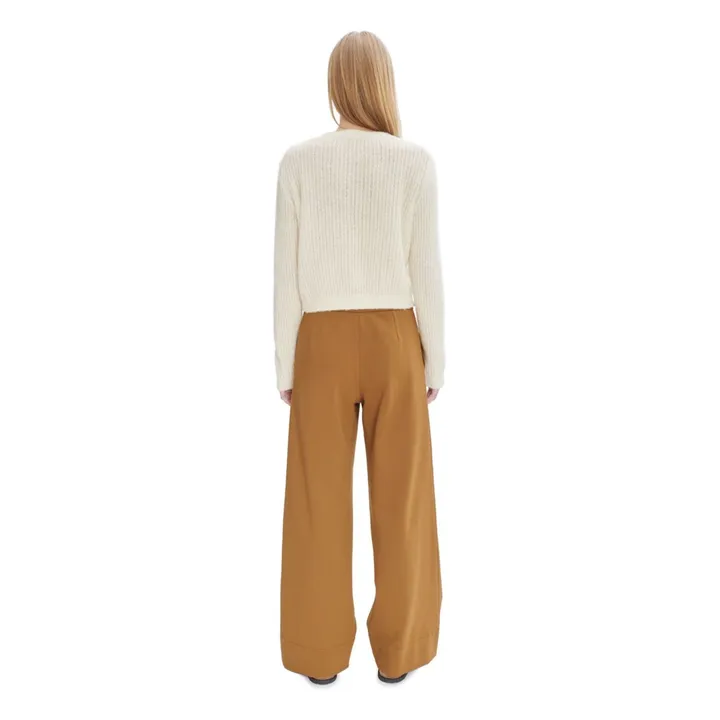 A.P.C. Gilet Milo Baby Alpaga | Blanc cassé