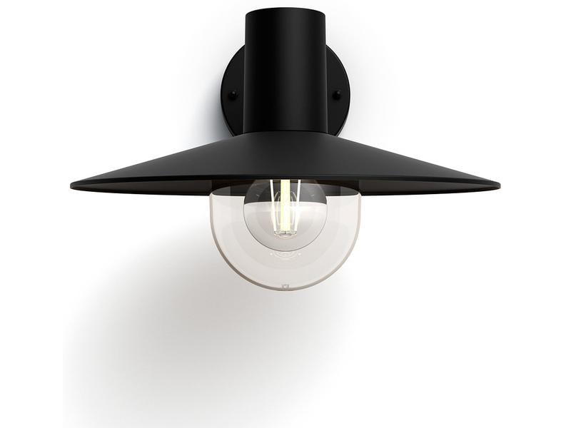 Philips Wandleuchte Skua, E27, 42 W, Schwarz MyGarden Wandleuchte für den Aussenbereich