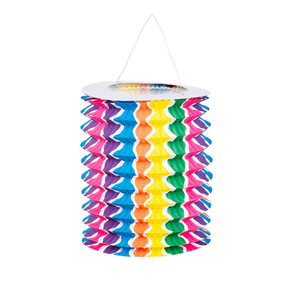 Regenboog Lampionnen 13cm 12st