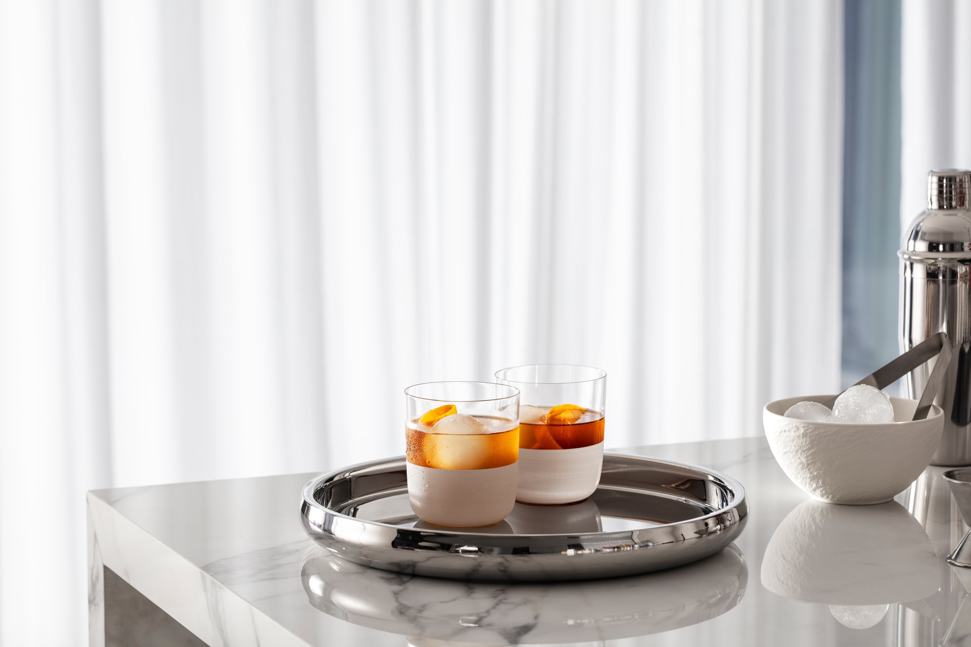 Villeroy & Boch Whiskyglas MANUFACTURE ROCK BLANC 4er Set weiß matt