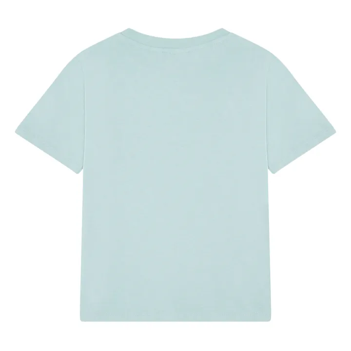 Hundred Pieces T-shirt Manches Courtes Coton Bio | Vert d'eau