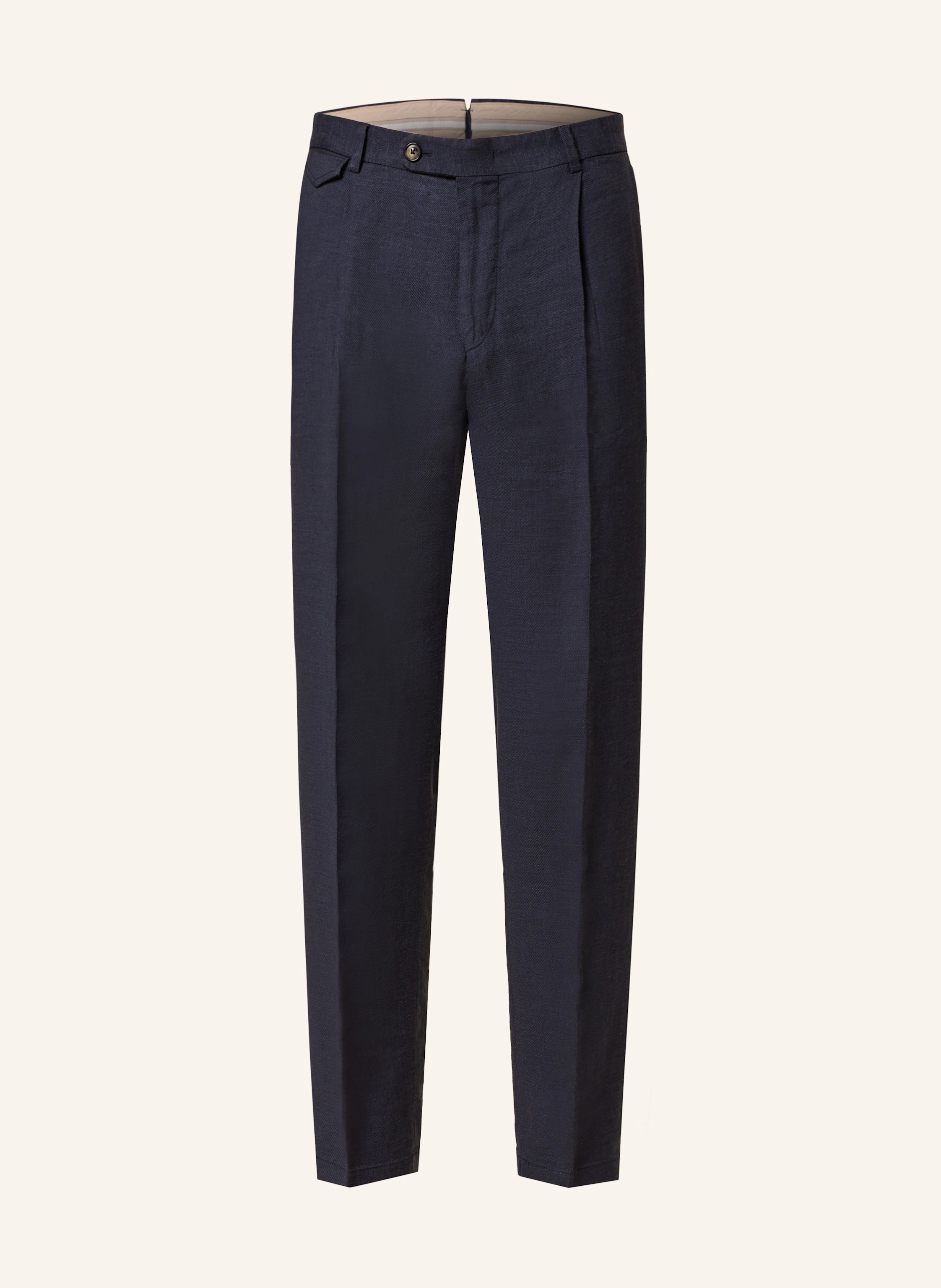 windsor. Anzughose SILVI Extra Slim Fit mit Leinen