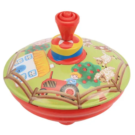 Bolz Blechkreisel Bauernhof 13 cm