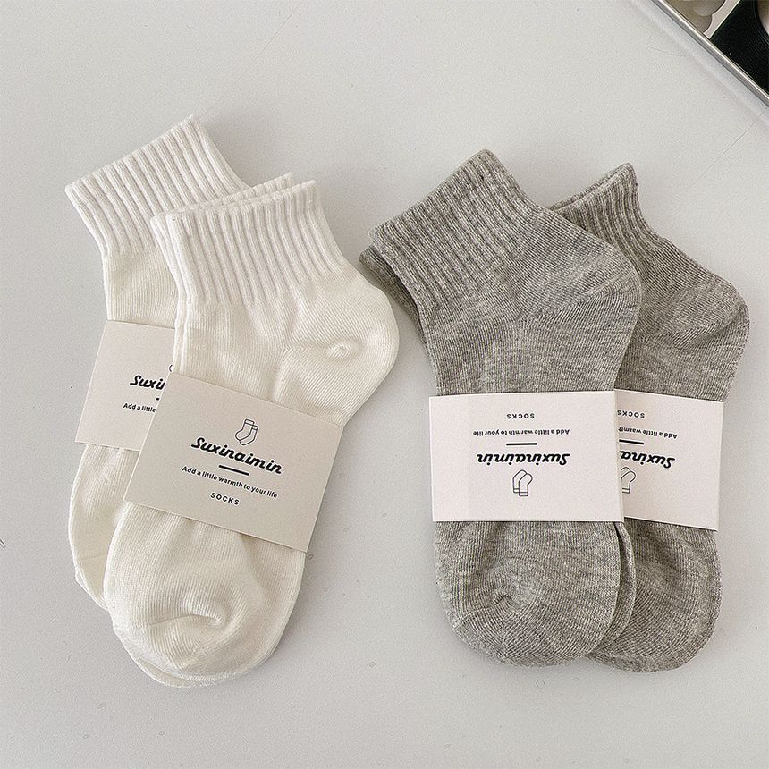Mimiyu - Set effen sokken