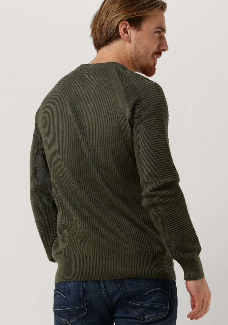 G-STAR RAW groene g-star raw trui 3d biker r knit